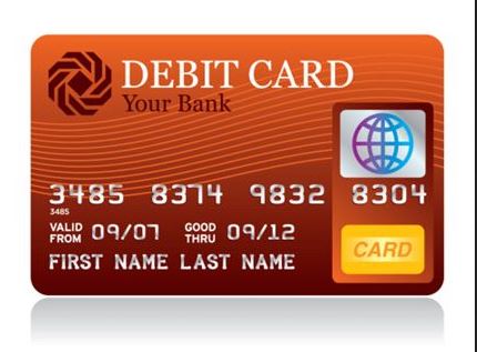 Image result for picture of debit card